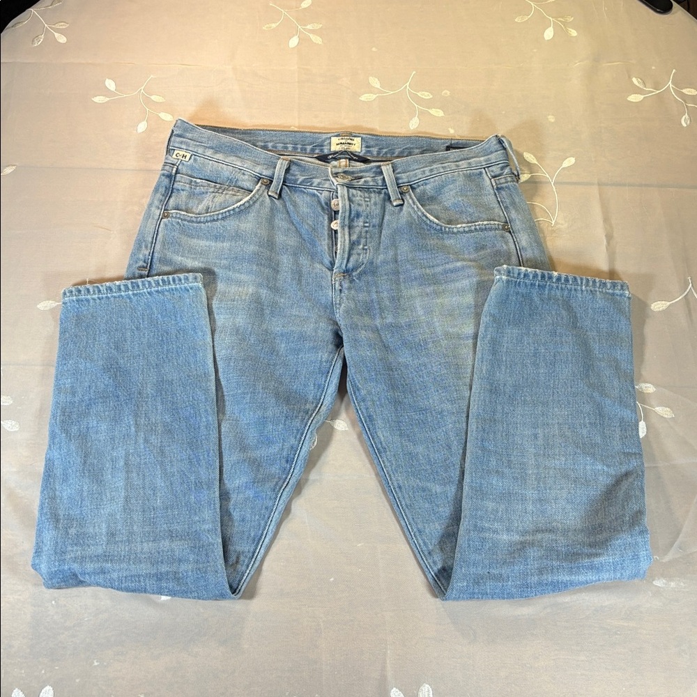 Citizens Of Humanity Womans 25 Light Blue Denim Jeans Vintage Premium Style